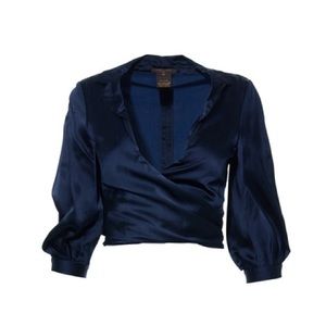 Louis Vuitton Viscose Cropped Jacket Size 38